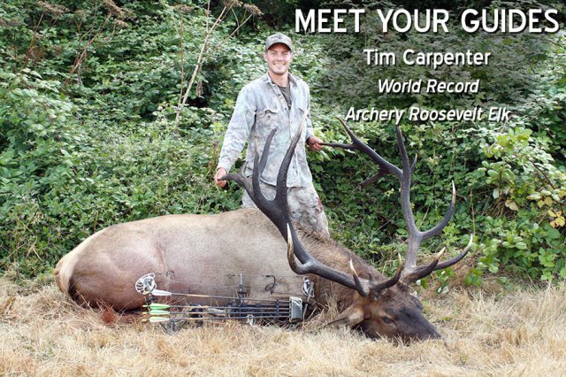 Tim Carpenter - World Record Archery Roosevelt Elk